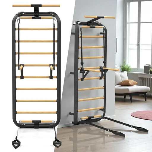 Žebřiny inSPORTline Wootkit 220x86 cm černá