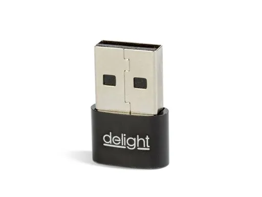Adaptér USB-C na USB-A DELIGHT 55556BK