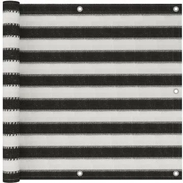 Balkónová zástěna HDPE 90 x 300 cm antracitovo-bílá (310852)