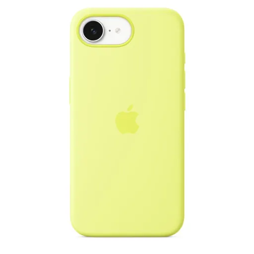 iPhone 16e Silicone Case – Neon Yellow