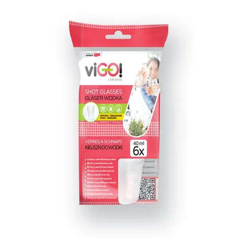 VIGO Plastový panák 40ml 6ks