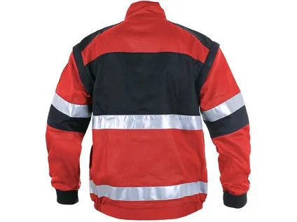 Blůza CXS LUXY BRIGHT, pánská, červeno-černá, vel. 50