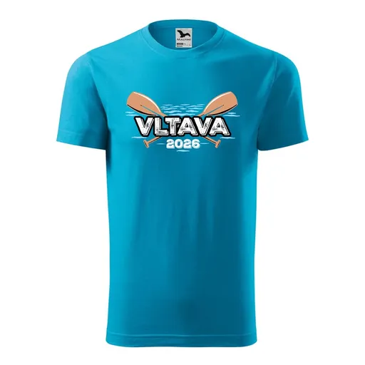 Bontis Tričko s potiskem "Vltava" - Tyrkysová | 2XL