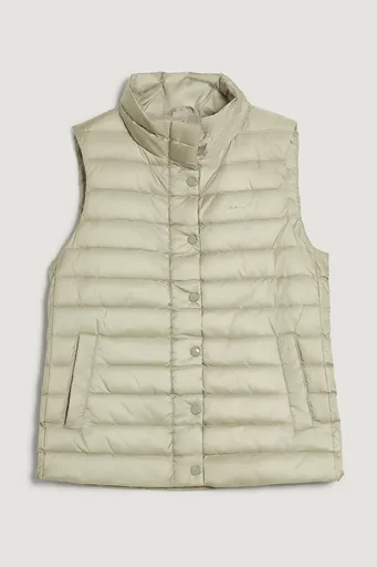 VESTA GANT LIGHT DOWN VEST FADED SAGE