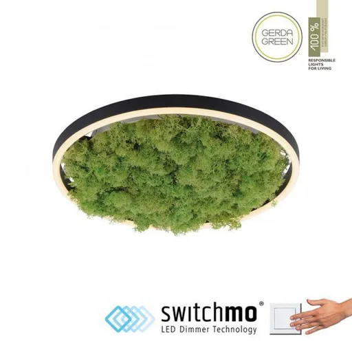 LEUCHTEN DIREKT is JUST LIGHT LED stropní svítidlo 40x40 Island Moos Switchmo 3 krokové stmívání krokově stmívatelné 3000K LD 15391-66