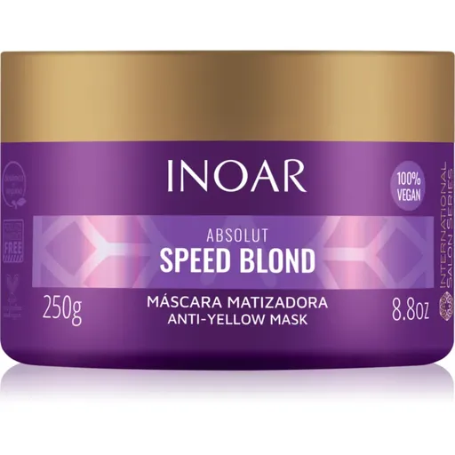 INOAR Absolut Speed Blond vyživující tónovací maska pro blond vlasy 250 g