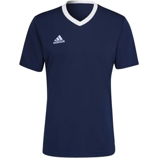 adidas ENTRADA 22 JERSEY Pánský fotbalový dres, tmavě modrá, velikost XXL