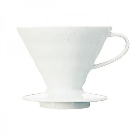 Hario dripper V60-02 keramický - bílý (VDCR-02-W)