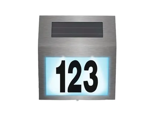 Svítidlo solární DPM SBT01S s číslem domu