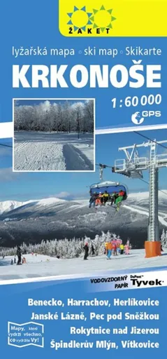 Krkonoše - lyžařská mapa  1:60 000
