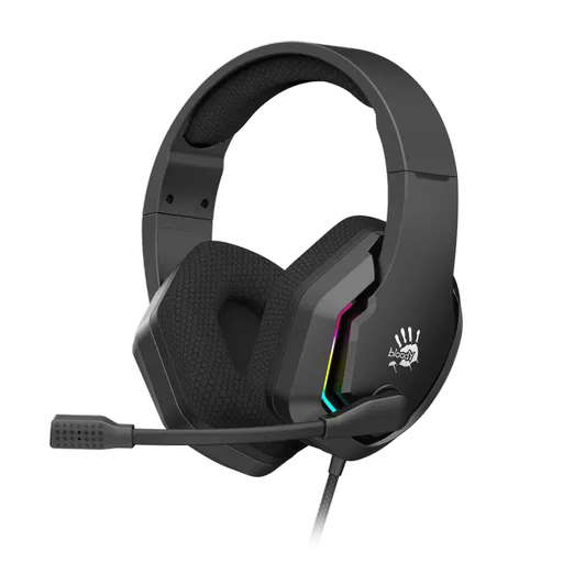 A4tech Bloody G260P, herní sluchátka s mikrofonem, podsvícení, 7.1, 3,5mm jack + adapter,USB