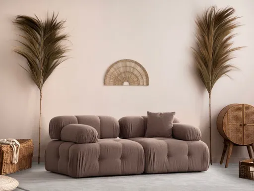 Dvoumístná pohovka Doblo 2 Seater ( L1-1R) - Cappuccino