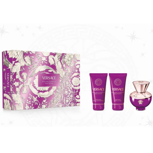 Versace Dylan Purple dámský set - parfémová voda, tělové mléko, sprchový gel