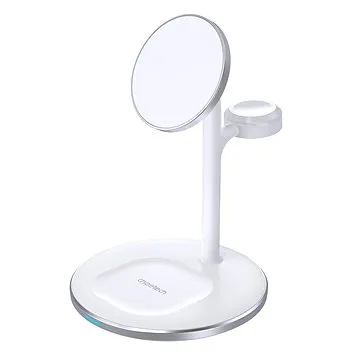 ChoeTech 3 in 1 Holder Magnetic Wireless Charger for Iphone 12/13 series (include Apple watch charge (T585-F-WH)