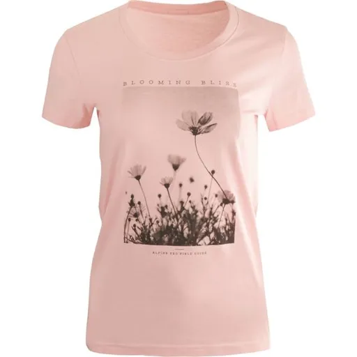 ALPINE PRO CUVA Dámské tričko, růžová, velikost