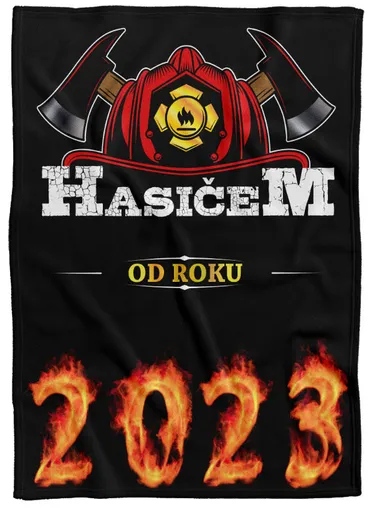 Deka Hasičem od roku (rok: 2023, Podšití beránkem: NE)
