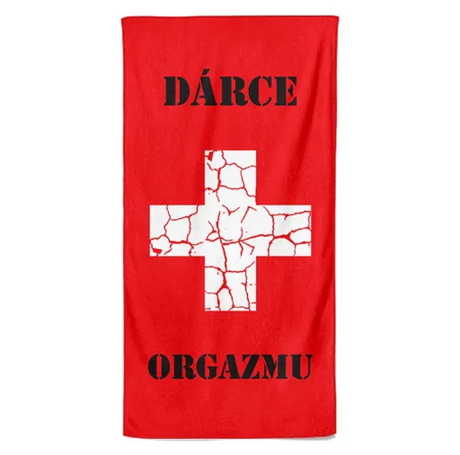 Osuška Dárce orgazmu (Velikost osušky: 100x170cm)