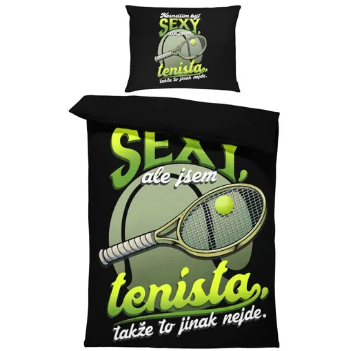 Povlečení Sexy tenista (Rozměr : 1x140/200 + 1x90/70)