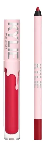Kylie Cosmetics Sada Matte Liquid Lipstick + Lip Liner 402 Mary Jo