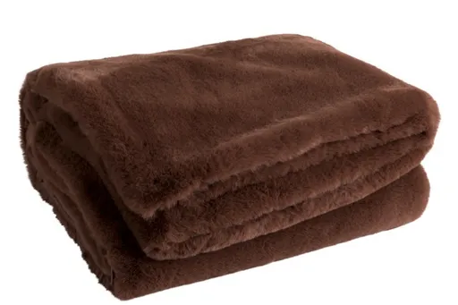 Hnědý pléd Cutie - 130*180 cm J-Line by Jolipa