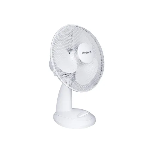 Orava Stolní oscilující ventilátor, bílý