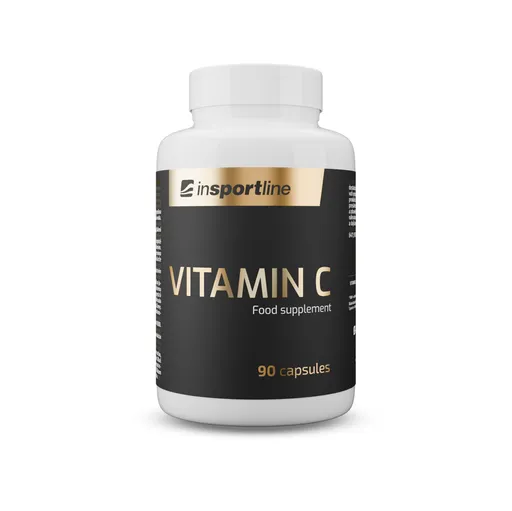 Doplněk stravy inSPORTline Vitamin C, 90 kapslí