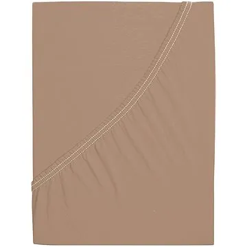 B.E.S. - Petrovice, s.r.o. Prostěradlo Jersey česaná bavlna MAKO - Ořechová 140 - 160 × 200 (2-010-0417)