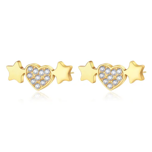 S'Agapõ Půvabné podélné náušnice Aurora SAR31