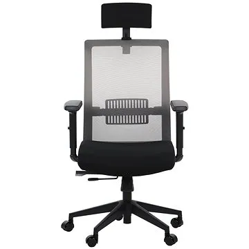 Otočná židle s prodlouženým sedákem RIVERTON M/H, různé barvy, černošedá (Stema_5903917400077)