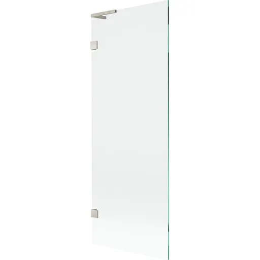 MEXEN/S Lunar L vanová zástěna FIX 70 x 150, transparent, nikl kartáčovaný 897L-070-000-97-00