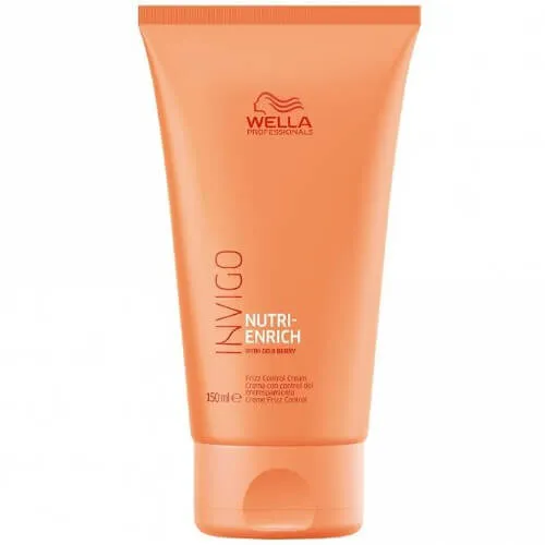 Wella Professionals Bezoplachový krém proti krepatění pro suché a poškozené vlasy Invigo Nutri-Enrich (Frizz Control Cream) 150 ml