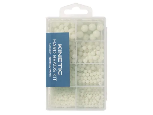 Kinetic Luminiscenční korálky Hard Beads Kit - White Glow,Kinetic Luminiscenční korálky Hard Beads Kit - White Glow