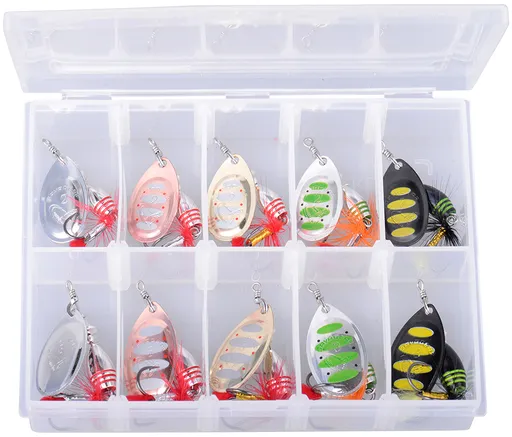 Savage gear třpytky rotex spinner kit 1 2a 2 5,5 g sinking 10 ks