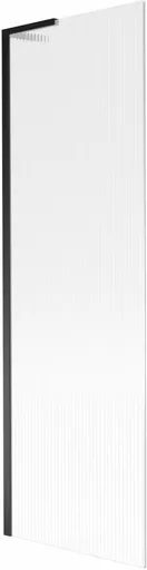 MEXEN/S Next L vanová zástěna FIX 60 x 150, proužky, černá 895-060-000-03-09-70