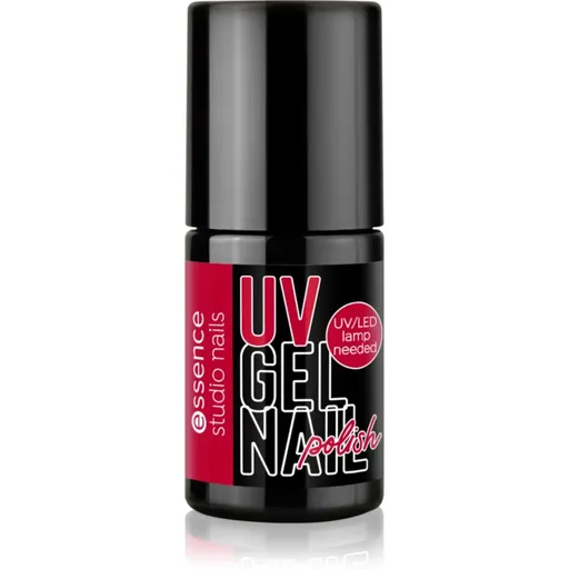 essence studio nails UV GEL NAIL gelový lak na nehty s použitím UV/LED lampy odstín 06 signature RED 5 ml
