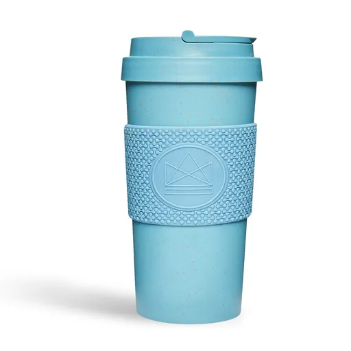 Ekologický termohrnek, 450ml, Neon Kactus, modrý