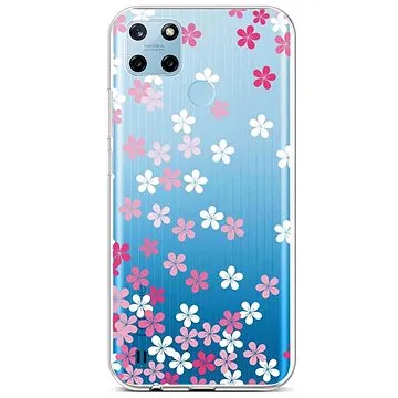 TopQ Kryt Realme C25Y silikon Pink Blossom 70574 (Sun-70574)