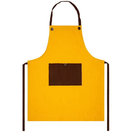 Trade Concept Kuchyňská zástěra Heda žlutá, 70 x 85 cm