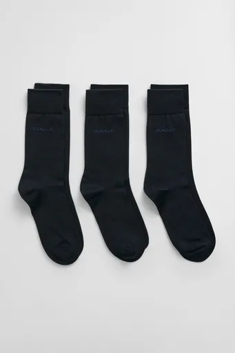 PONOŽKY GANT MERCERIZED COTTON SOCKS 3-PACK MARINE