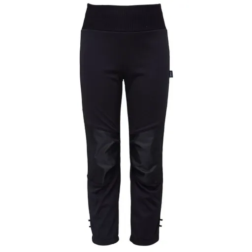 UNUO FLEXI Dětské softshellové kalhoty, černá, velikost 140-146