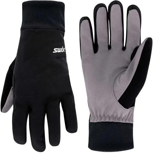 Swix TUR SOFTSHELL GLOVE Lyžařské rukavice, černá, velikost