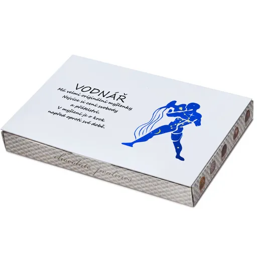 Bonboniéra Vodnář (21.1. - 20.2.) - modrá