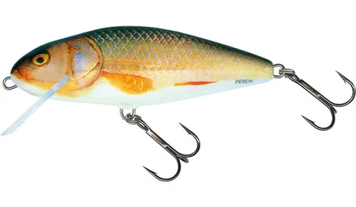 Salmo Wobler Perch Floating 8cm - Real Roach,Salmo Wobler Perch Floating 8cm - Real Roach