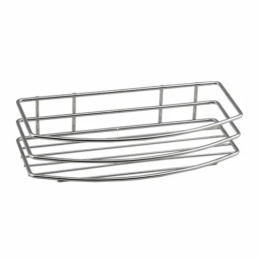 AQUALINE 37004 Chrom line drátěná police jednoduchá, stříbrná