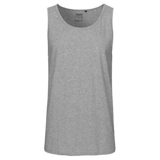 Neutral Pánské tílko z organické Fairtrade bavlny - Sportovně šedá | 2XL