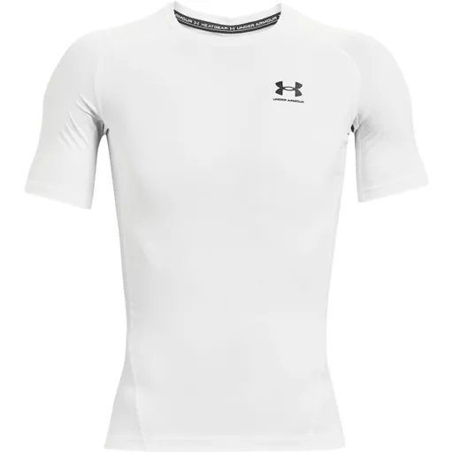 Under Armour HEATGEAR ARMOUR COMP Pánské triko, bílá, velikost