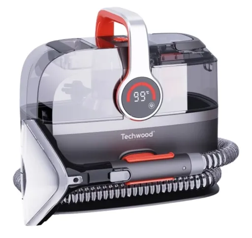 TechWood Čistič koberců a čalounění s párou TAN-7055V