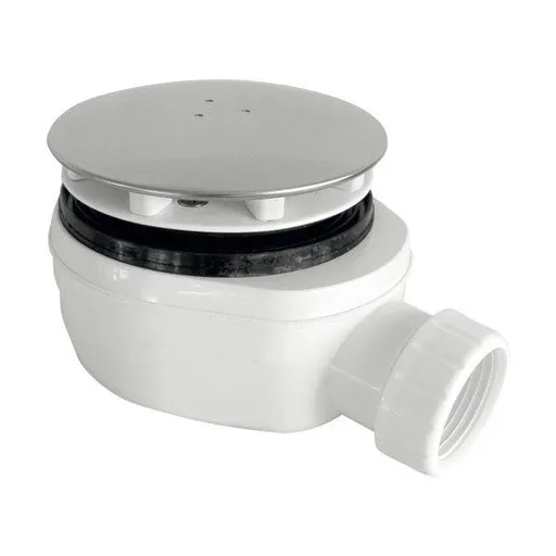 H K Sifon sprchový 90 SNÍŽENÝ v.63mm nerez DN40, nízký (EWNN940) HLSV9040