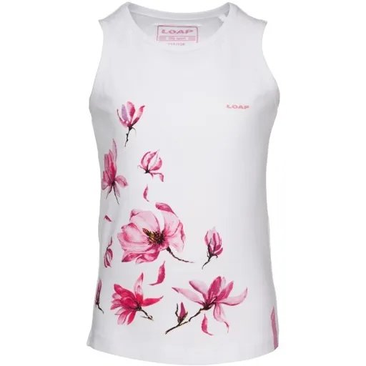 LOAP BESJOLA Dívčí tílko, bílá, velikost 158-164