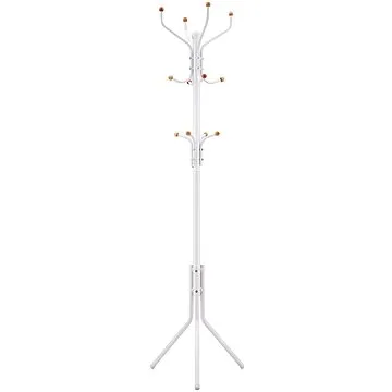 Songmics, Stojanový věšák klasický, bílý 44 x 44 x 182 cm (RCR19W)